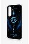 Samsung A57 Compatible Silicone Case with Cancer Zodiac Sign Pattern - 4