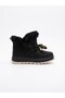 Ba&Ba Orthopedic Girls' Slippers with Fur-Lined Design and Beaded Details - 4