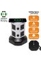 3-in-1 Wireless Charger, Universal Tower Extension with Retractable 3-Meter Power Cable - 3
