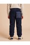 Boys Navy Ribbed Jogger Trousers - 4