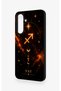 Samsung A56 Compatible Silicone Case with Aries Zodiac Sign Design - 4