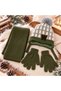 4-8 Years Old Boy's Scarf, Beanie, Gloves 3-Piece Set - 2