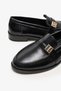 Beliss Black Glossy Leather Women's Loafers - 4