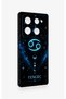 Infinix Note 40 Pro Compatible Silicone Case with Cancer Zodiac Sign Pattern - 3