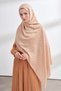 SOLEA JACQUARD NORA PATTERNED SHAWL - BEIGE - 2