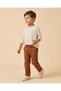 Boys Brown Cargo Trousers - 2