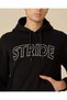 Men Black Graphic Hooded Sweatshirt - 4
