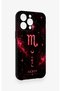 iPhone 14 Pro Max Compatible Scorpio-Themed Patterned Silicone Case - 3