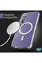 غطاء متوافق مع هاتف Honor Magic 7 Pro، بتقنية MagSafe، شفاف، لا يصدأ. - 4