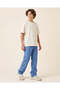 Senior Boys Blue Twill Chino Trousers - 2