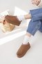 Women's Guaranteed Fur-Lined Lightweight High-Heel Mini Clog House Slippers, Taba - 4