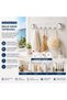 10-PACK OF 5-HANGER DELUXE VACUUM-SEALED HANGERS WITH PLASTIC BAGS AND ADHESIVE, 38.5 CM - 5 CM (5496) - 3