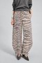 Patterned Carrot Pants - 3