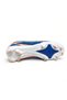 Original Ankle-High Socks with Cleats for Turf and Outdoor Soccer Fields, Sizes 36-37-38-39, White and Cobalt - 6