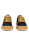 Genuine Nubuck Leather Navy Blue EVA Sole Men's Sneakers - 1185 - 3