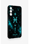 Samsung M34 Compatible Silicone Case with Pisces-Themed Pattern - 3