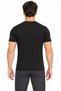 Men's Black Modal Crew-Neck Short-Sleeve Plain Basic T-Shirt - 2