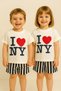 Love NY Striped Shorts Set - 6