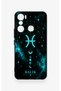 Infinix Hot 20i Compatible Silicone Case with Pisces Zodiac Sign Design - 2