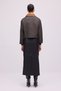 SHORT DENIM JACKET WITH VELVET TRIM - 6