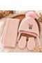 0–18 Months Girl Baby Scarf, Hat, and Gloves 3-Piece Set K26150-01 - 2