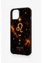 iPhone 14-Compatible Silicone Case with Leo Zodiac Sign Pattern - 4