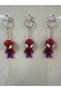 Set of 3 Decorative Keychains—Multi-Keychain Pack