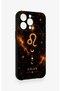 iPhone 14 Pro Max Compatible Leo Zodiac-Themed Patterned Silicone Case - 3