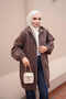 Brown Hooded Jacket with Zippered Pockets - 4