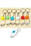 Stylish Keychain Pendant Bag Ornament Golf Keychain with Realistic Golf Design (5496) - 4