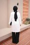 Ecru Crew Neck Modal Tunic - 5