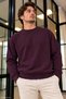 Men's Crew Neck Long Sleeve Comfortable Fit Sweatshirt - 4
