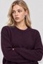 Contrast-Striped Knit Sweater LCV0012 PLUM - 3
