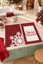 Snowflake Plaid Red Plaid Pattern Digitally Printed 2-Piece Kitchen Towel Set, 35x55 cm - 5