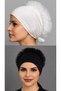 2 Pcs Ruffle Bonnet Hijab Bonnet