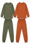Girls' and boys' jersey pajama sets - 2