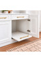 Cabinet Organizer, Cabinet Shelf, Shelf with Telescopic-Track Drawers, Sliding Pot and Plate Organizer for Kitchen Cabinets, Particleboard Shelf 60X50 CM - 3