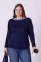 STRETCHY T-SHIRT WITH CONTRAST TRIM DETAILS