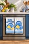 Bon Appétit Seashell, Lemon, and Blue Checkered Pattern Digitally Printed 2-Piece Kitchen Towel Set, 35x55 cm - 2