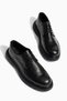 D614 Genuine Leather Lace-Up Men's Shoes with Platform Soles - 4