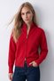 Women's red double-zip cardigan alc-x15900 - 4