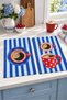 Blue Espresso Coffee Red Mug with Blue Striped Pattern 2-Piece Kitchen Towel Set 35x55 cm - 8