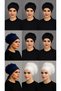9 Pcs Ruffle Bonnet Hijab Bonnet
