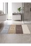 Set of 4 100% Cotton Footprint Bath Mats - 3