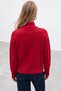 Women's red double-zip cardigan alc-x15900 - 5