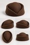 Pillbox Wool Stewardess Hat - 4