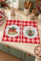 Festive Diamonds Nutcracker Bell Diamond Patterned Digitally Printed 2-Piece Kitchen Towel Set, 35x55 cm - 4