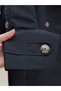 Ahuser Back-Closure Tie-Detail Trench Coat - ZŞ7322 Black - 5