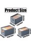 Wardrobe Clothes Organizer with Three Different Sizes and 6 Grids - 5