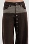 Women's Front-Buttoned, Water-Washed Palazzo-Fit Jeans - 6